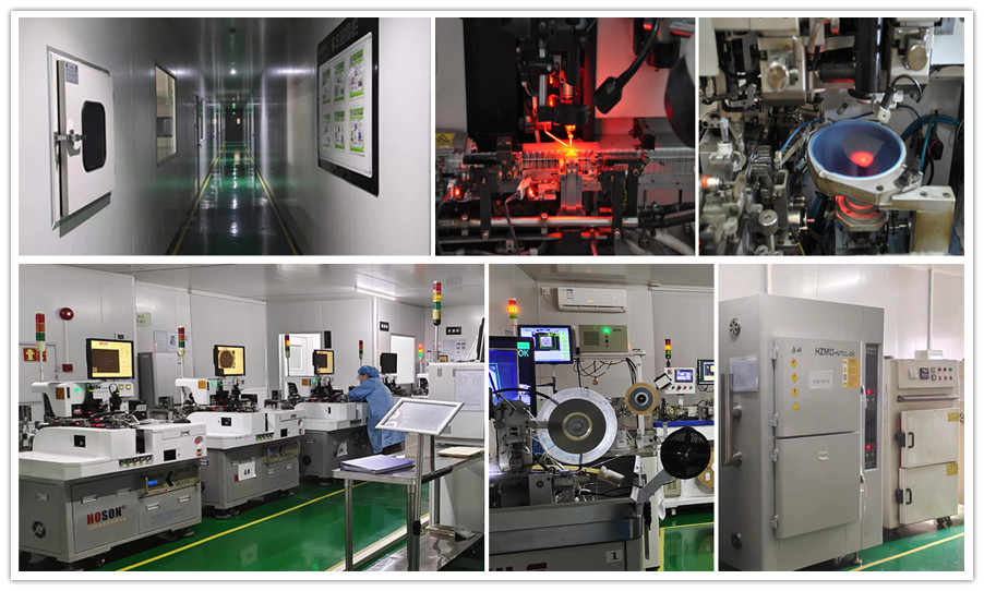 Dongguan Lanjin Optoelectronics Co., Ltd. fabriek productielijn