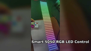 Aangepaste 5050 RGB LED ingebouwde IC-adresseerbare LED-strip