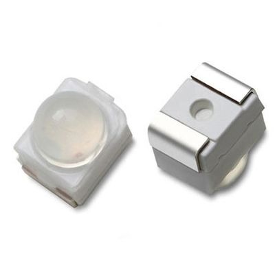 3528 SMD LED Geel licht kijkhoek 60 graden koepellens Amber led diode lamp voor verkeerslichten