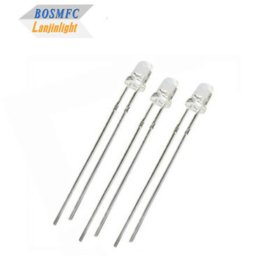 Anti-statische 3mm door gat LED-diode 20mA waterdichte lens voor buitenverlichting