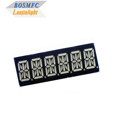 0.39&quot; 16 segment LED display 6 cijfers Super Red Color 49x15x8mm