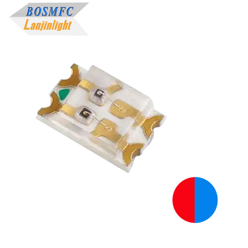 Bi Color SMD LED 0805 Rood &amp; Blauw dubbele kleuren 0.06W Ultra Bright chips
