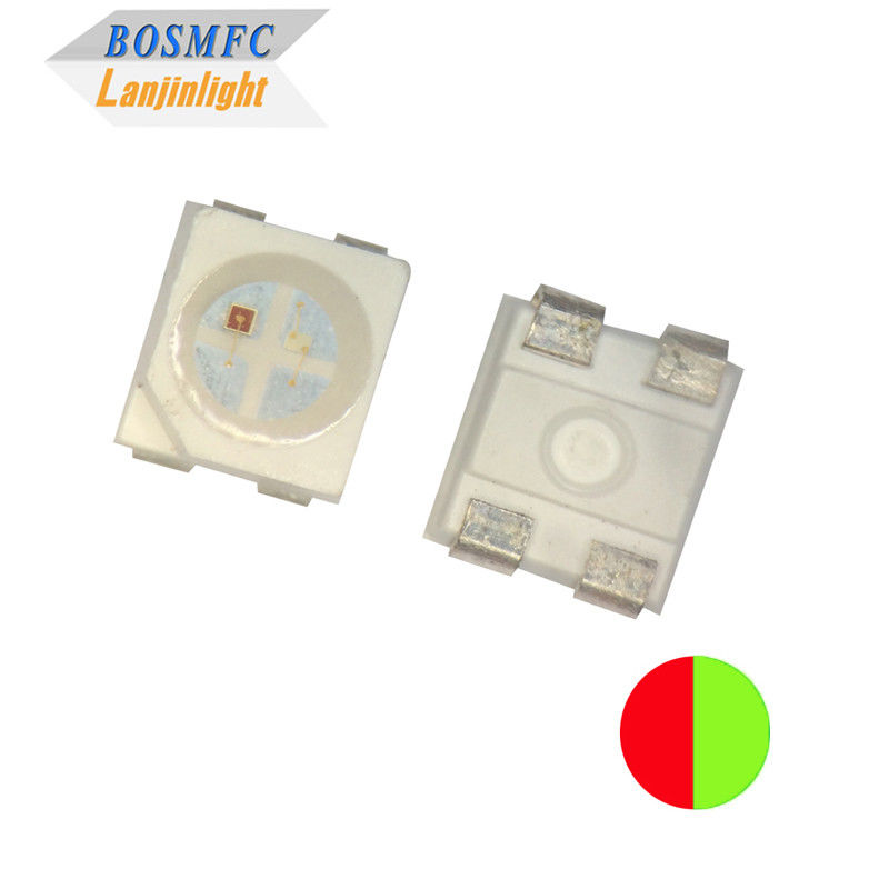 OEM 0.06W Bi Color SMD LED 3528 Rood en Groen 568-572nm voor indicator