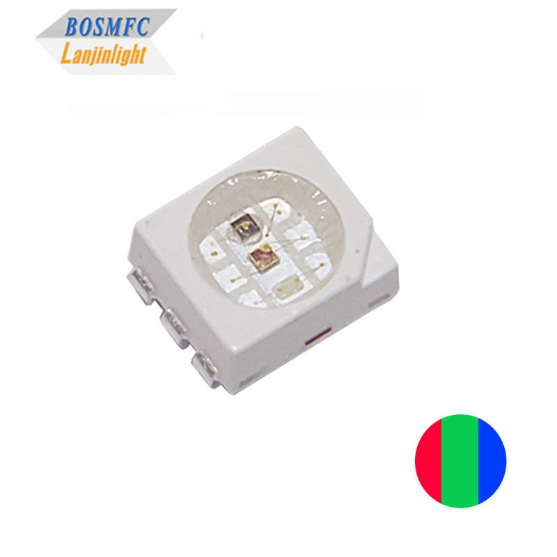 2835 SMD LED RGB anti-statische 0,6W tricolor LED voor slimme huisverlichting