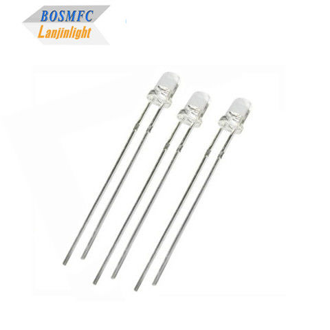 Anti-statische 3mm door gat LED-diode 20mA waterdichte lens voor buitenverlichting