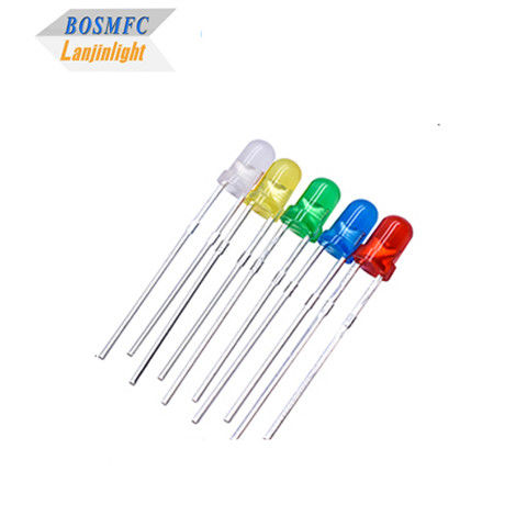 3mm Door het gat LED alle kleuren F3 dip led Praktisch voor binnenverlichting