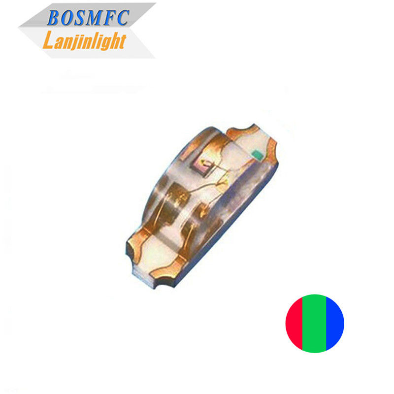 Side View 1206 RGB SMD LED 1.5T 2.0T Rechte hoek Side Mount 1204 Tri Color licht