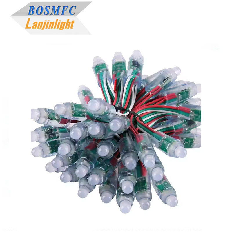 RGB Full Color Programmable DC5V LED Module WS2811 12mm Waterdicht IP68 Smart Pixel Kerstverlichting RGB Stringverlichting