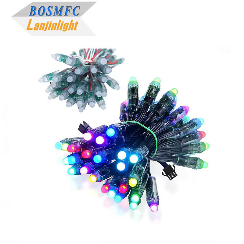 Fabriek Groothandel WS2811 Dream Color RGB IC 12V LED Pixel Sting Lights Advertentiemodules Scherm LED Point Lights Kerstmis