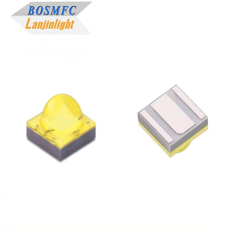 Hoog vermogen 1-3W Rood / Groen / Blauw / Wit / Geel Licht 2525 SMD LED Diode Dome Lens Voor Auto Licht