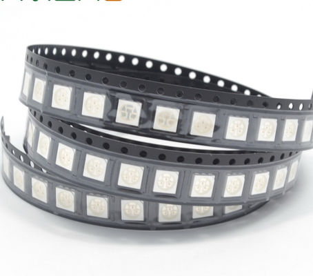 5050 SMD LED gele lichtemitterende diode Amber led chip voor nummerplaat led lamp