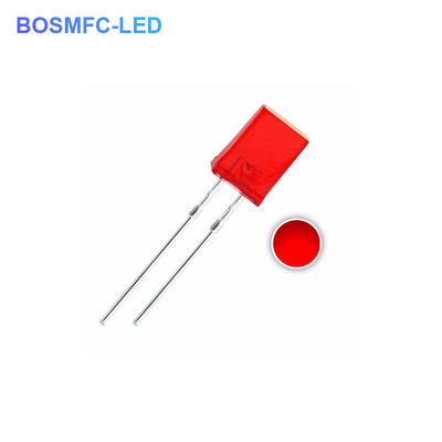 1,8V-2,4V LED rood doorgaand gat LED 2x5x7mm binnenverlichting LED-diode