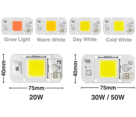 Warm White Plants COB Power LED 20W 50W High Lumen voor groeilicht