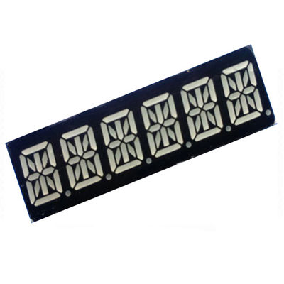 0.39" 16 segment LED display 6 cijfers Super Red Color 49x15x8mm