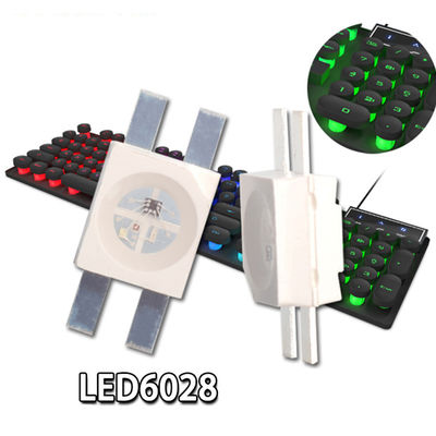 OEM ODM Hoge helderheid ingebouwd in IC SK628 RGB 6028 Smd Led Chip Emitting Diode voor Gaming Mechanical Keyboard