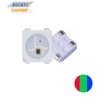 IC Ingebouwde 4pin Smart 5v SMD 5050 RGB SMD LED ws2813 Ws2812 PLCC4 driekleurige chip Led For Led display