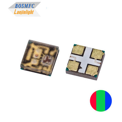 Superhelder meerkleurig PLCC4 2020 RGB LED 12mA Ingebouwde IC Individuele intelligente bediening