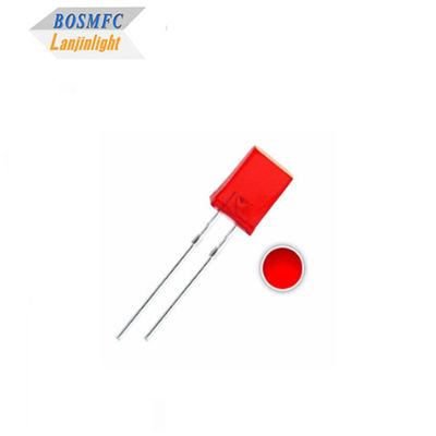 1,8V-2,4V LED rood doorgaand gat LED 2x5x7mm binnenverlichting LED-diode