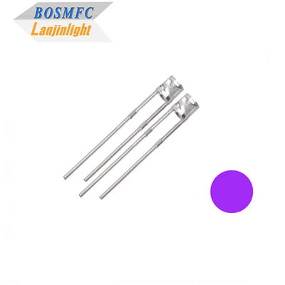 Flat Top UV LED Chip Diode 3mm Door Hole 365nm Voor Juwelen Detectie