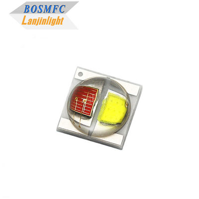 2W 3535 SMD LED Dome Lens 30 Graden Bi Kleur Rood En Wit 350mA Hoge Helderheid LED Diode