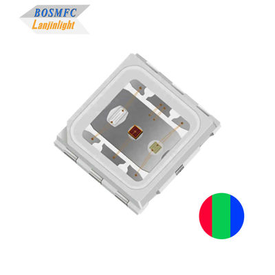 1.5W 5050 RGB LED-koepellens high power driekleurige LED-chip 3 * 0.5W
