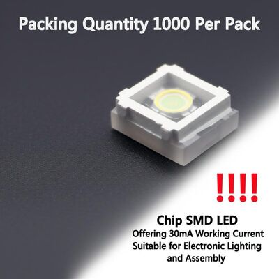 Verpakking: 1000 per verpakking Chip SMD LED met 30mA werkstroom, geschikt voor elektronische verlichting en assemblage